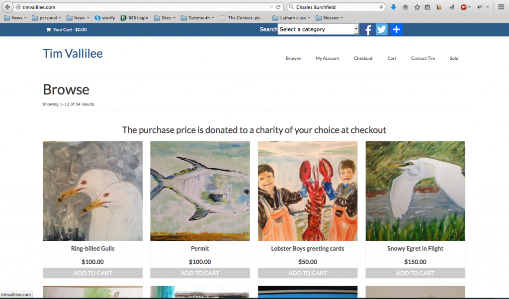 Art Sales Website
